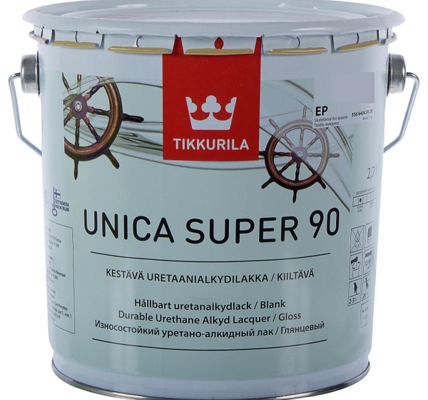 Лак глянцевый Tikkurila Unica Super ЕР 2.7 л